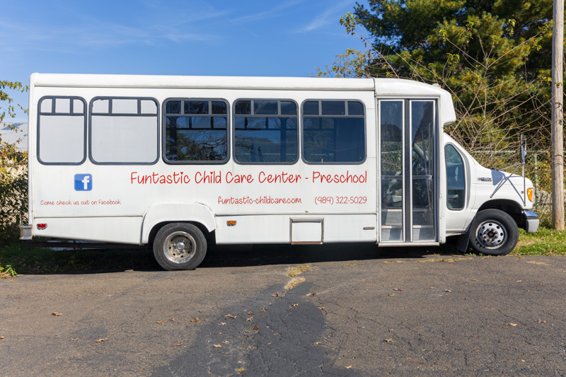funtastic child care center bus